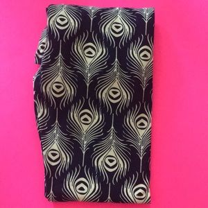 NWOT LuLaRoe Peacock Feather Leggings - OS